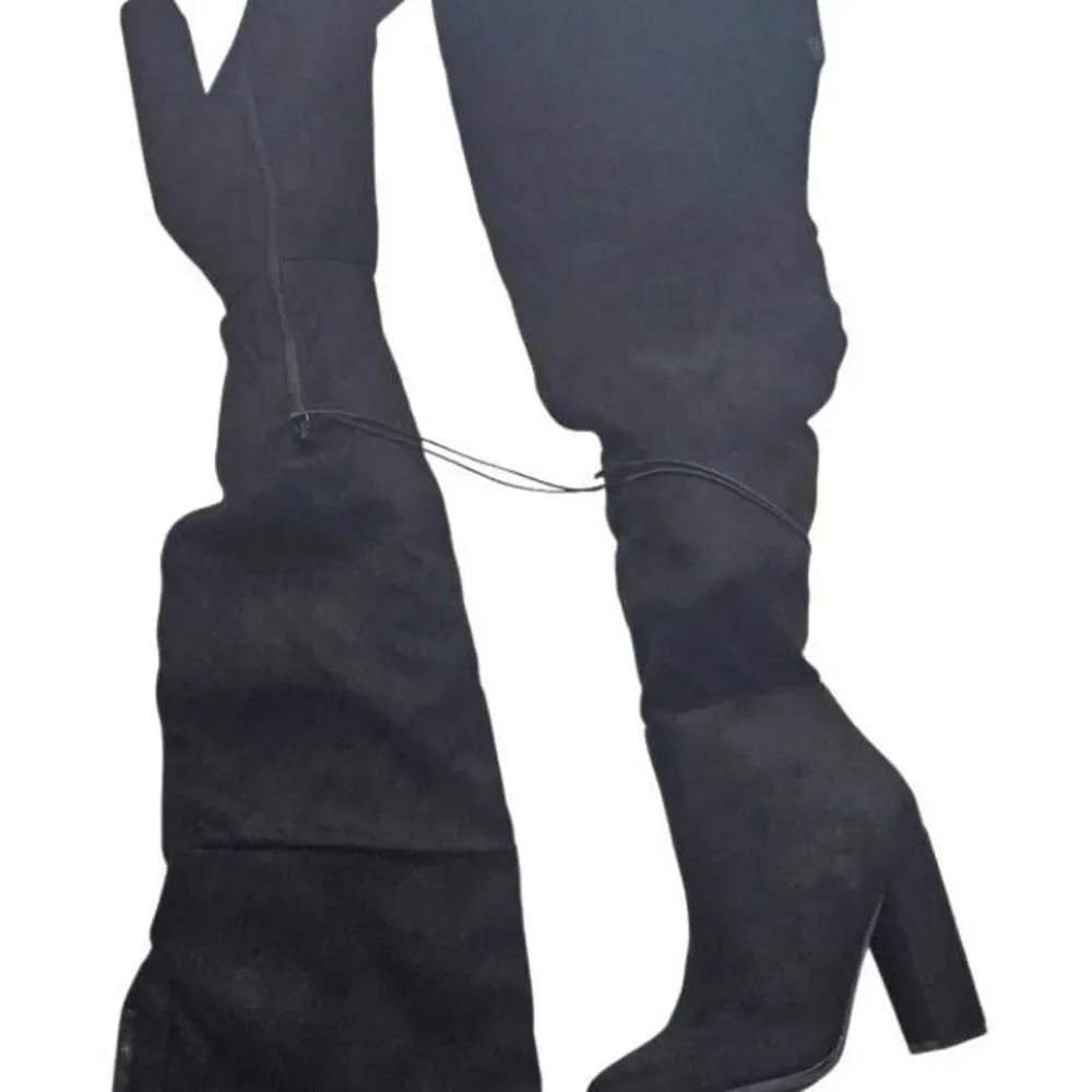 LADIES SUEDE THIGH HI‎ BOOTS. NWT